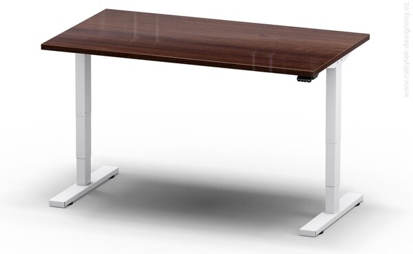 Elektricky výškovo nastaviteľný stôl - Dĺžka: 140 cm, Hĺbka: 80 cm - LEGEND 1480 (LEGEND 1480 - stôl)