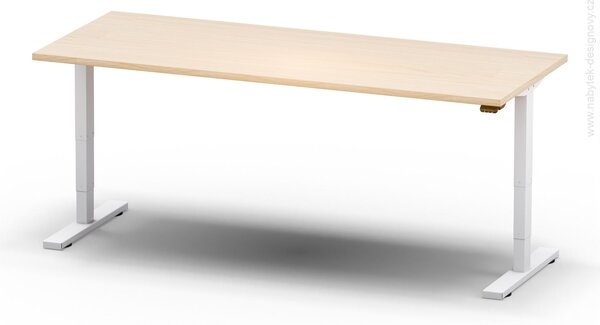 Elektricky výškovo nastaviteľný stôl - Dĺžka: 200 cm, Hĺbka: 80 cm - LEGEND 2080 (LEGEND 2080 - stôl)