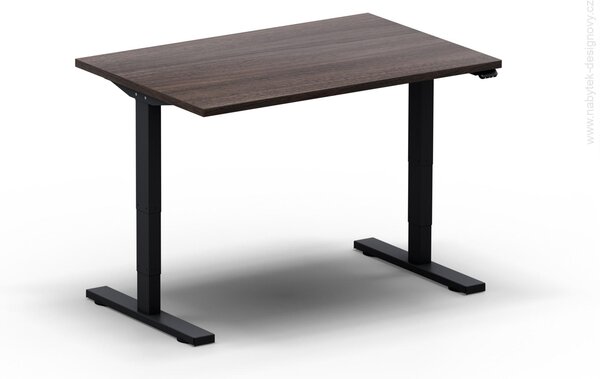 Elektricky výškovo nastaviteľný stôl - Dĺžka: 120 cm, Hĺbka: 80 cm - LEGEND 1280 (LEGEND 1280 - stôl)
