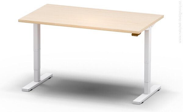 Elektricky výškovo nastaviteľný stôl - Dĺžka: 140 cm, Hĺbka: 80 cm - LEGEND 1480 (LEGEND 1480 - stôl)
