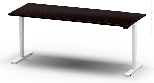 Elektricky výškovo nastaviteľný stôl - Dĺžka: 200 cm, Hĺbka: 80 cm - LEGEND 2080 (LEGEND 2080 - stôl)
