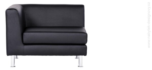 Pohovka rohová NOTRE DAME CORNER 1L (jednomiestne luxusné sofa pre rohové zostavy (Ľavá), určené pre kancelárske a komerčné priestory)