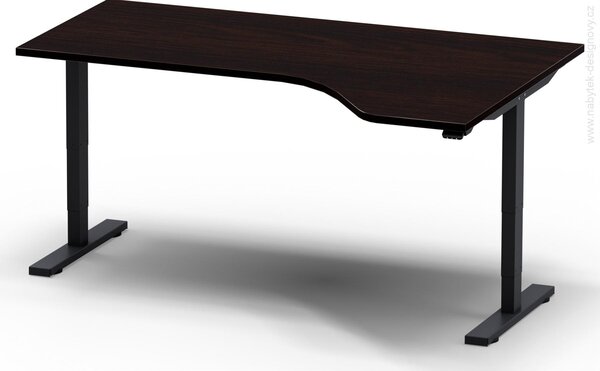 Elektricky výškovo nastaviteľný stôl - Dĺžka: 180 cm, Hĺbka: 120 cm - LEGEND 18120 L/P (LEGEND 18120 Ľ/P - stôl)