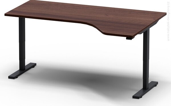 Elektricky výškovo nastaviteľný stôl - Dĺžka: 180 cm, Hĺbka: 120 cm - LEGEND 18120 L/P (LEGEND 18120 Ľ/P - stôl)