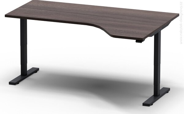 Elektricky výškovo nastaviteľný stôl - Dĺžka: 180 cm, Hĺbka: 120 cm - LEGEND 18120 L/P (LEGEND 18120 Ľ/P - stôl)
