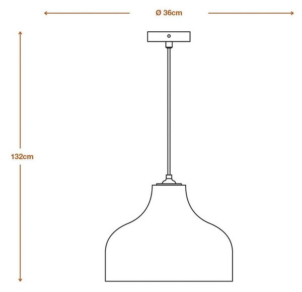 OSRAM Závesné svietidlo HAT, hnedé, Ø 36 cm, vlnitá lepenka, E27, Hnedá / hrdzavá, Obývacia izba / jedáleň, Papier / lunolit / lunopal