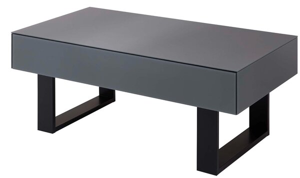 KONFERENČNÝ STOLÍK, antracitová, sklo, kompozitné drevo, 60/110/42 cm MID.YOU - Stolíky do obývačky, Online Only