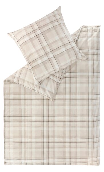 OBOJSTRANNÁ POSTEĽNÁ BIELIZEŇ, flanel, béžová, 140/200 cm Esprit - Obliečky & plachty