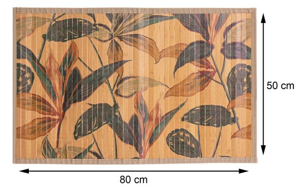 Predložka do kúpeľne Palawan, 50x80 cm, viacfarebná