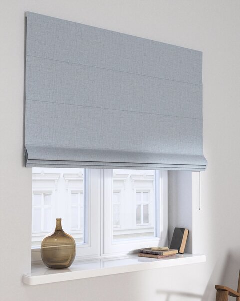 Rímska roleta Capri farba produktu modrá látka zapletaná, zatemňovacia