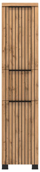 STREDNE VYSOKÁ SKRINKA, čierna, dub wotan, 30/130/35 cm Held - Kúpeľňové skrinky, Online Only