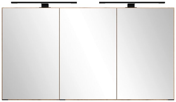 ZRKADLOVÁ SKRINKA, dub wotan, 120/64/20 cm Held - Kúpeľňové skrinky, Online Only