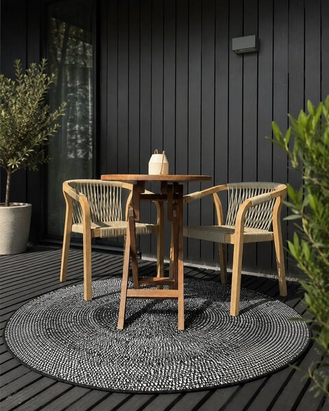 KOBEREC, 150 cm čierna, biela - Online Only bytové doplnky, Online Only
