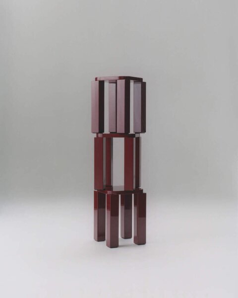 New Works Stolička Atlas, burgundy