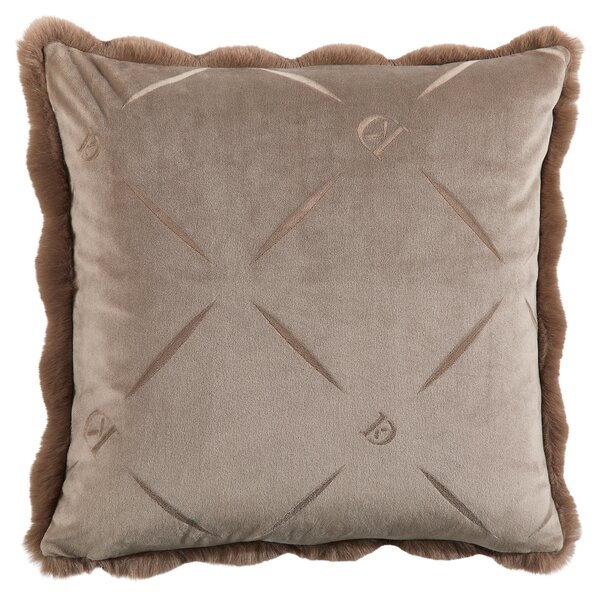 KOŽUŠINOVÝ POŤAH NA VANKÚŠ 48/48 cm Dieter Knoll - Poťahy & obliečky