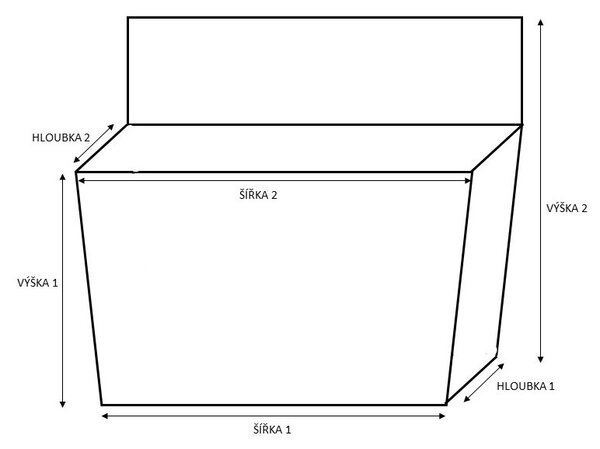Heidrun Plastový úložný box s vekom Heidrun Quasar 18 l