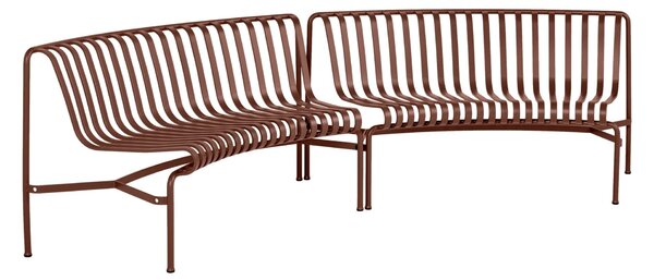 Záhradná lavica Palissade Park Dining, In/In, Iron Red – HAY