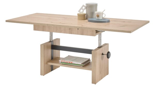 KONFERENČNÝ STOLÍK, dub artisan, kompozitné drevo, 110-150/65/48-63 cm MID.YOU - Stolíky do obývačky, Online Only