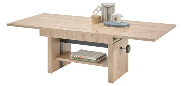 KONFERENČNÝ STOLÍK, dub artisan, kompozitné drevo, 110-150/65/48-63 cm MID.YOU - Stolíky do obývačky, Online Only