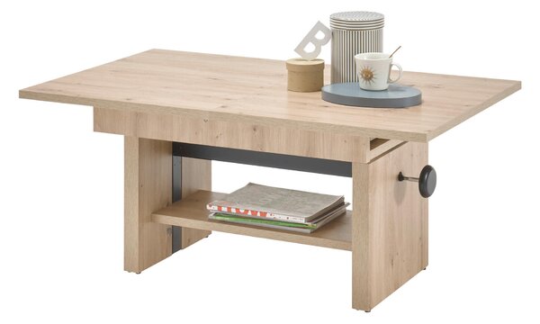 KONFERENČNÝ STOLÍK, dub artisan, kompozitné drevo, 110-150/65/48-63 cm MID.YOU - Stolíky do obývačky, Online Only