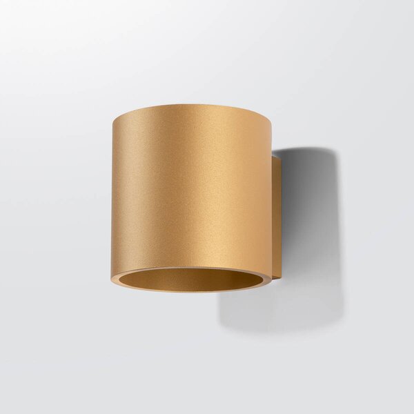 Nástenné svietidlo Orbis, 1x zlaté kovové tienidlo