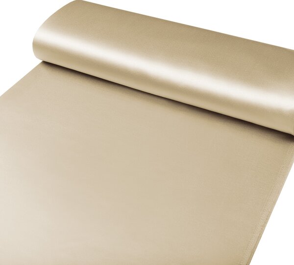 Biante Saténový záves LUX-054 Latte 140x150 cm