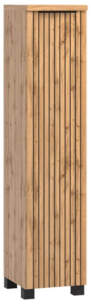 STREDNE VYSOKÁ SKRINKA, čierna, dub wotan, 30/130/35 cm Held - Kúpeľňové skrinky, Online Only
