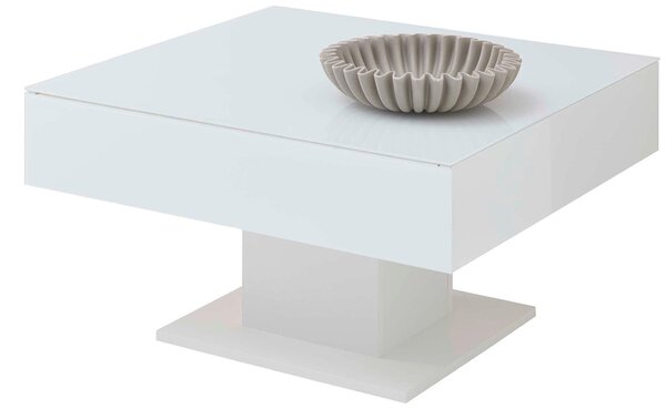 KONFERENČNÝ STOLÍK, sklo, kompozitné drevo, 75/75/42 cm MID.YOU - Stolíky do obývačky, Online Only