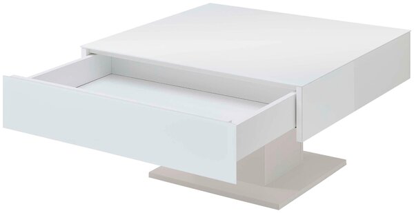 KONFERENČNÝ STOLÍK, sklo, kompozitné drevo, 75/75/42 cm MID.YOU - Stolíky do obývačky, Online Only