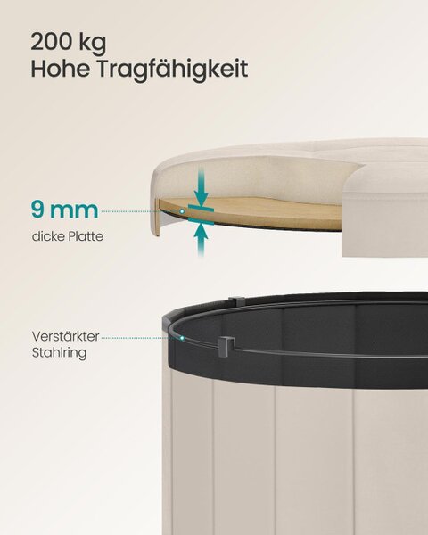 Taburetka s vekom LSF608L01 cappuccino