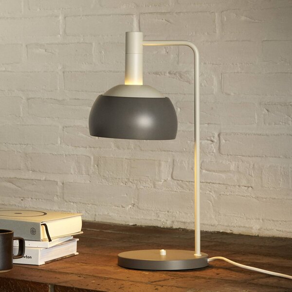 Louis Poulsen stolová lampa FJ Elements, sivá, 45 cm, E14, Hliník / sivá / zinok, Obývacia izba / jedáleň, Hliník, Moderný, Stolová lampa