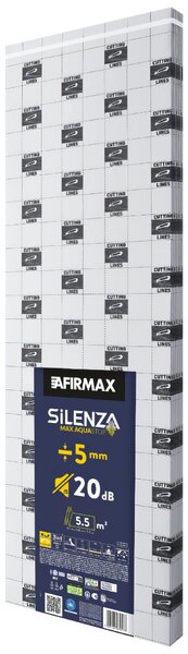 Podložka Afirmax SILENZA MAX AQUASTOP SMART 5 mm 3v1 XPS s parozábranou
