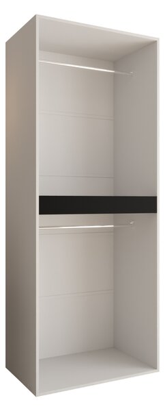 Mirjan24 Šatníková skriňa Pifrezt 90 cm, Farby: Biela 5903211528194
