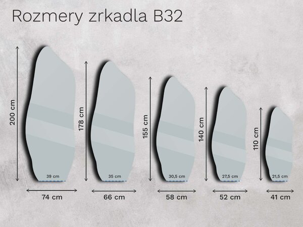Antické zrkadlo Base B32