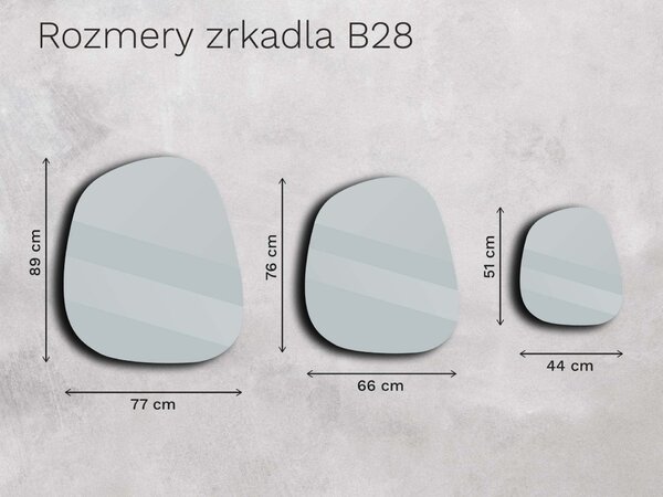 Bronzové zrkadlo Base B28