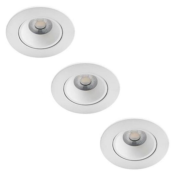Philips - SADA 3x LED Stmievateľné kúpeľňové svietidlo ABROSA LED/9W/230V IP44