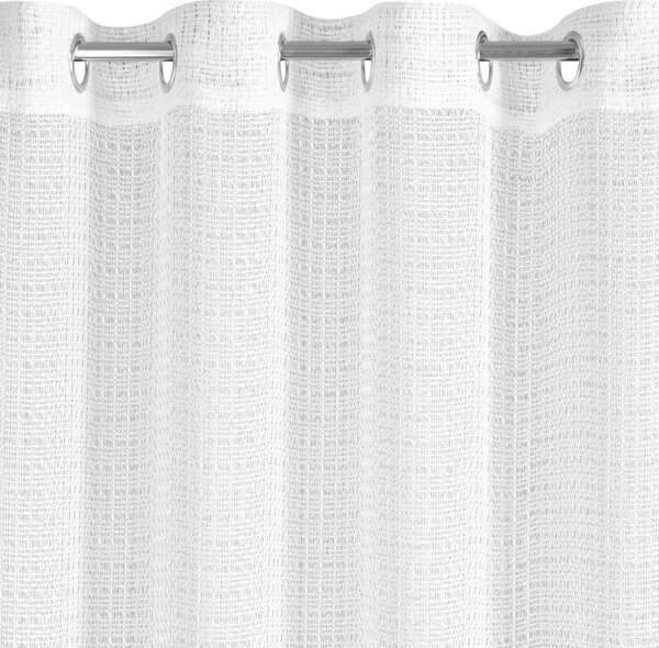 ZÁCLONA NA KRÚŽKOCH ELIRA 140X250 CM BIELA