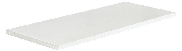 Kovová polica do spisovej skrine, 900 x 20 x 360 mm, biela