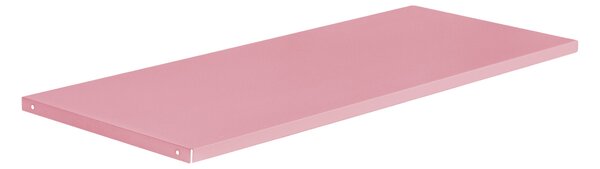 Kovová polica JAN I BEATA, 898 x 360 x 20 mm, Fresh Style: púdrovo ružová