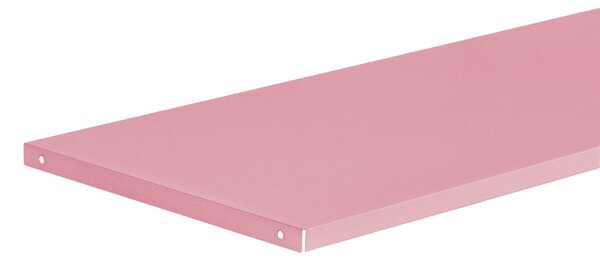 Kovová polica JAN I BEATA, 898 x 360 x 20 mm, Fresh Style: púdrovo ružová