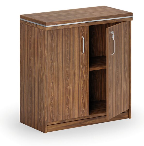 Kancelárska skriňa ARRISTO LUX, 800 x 400 x 836 mm, orech
