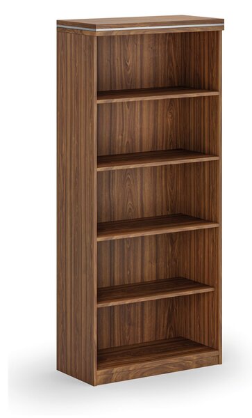 Kancelársky regál ARRISTO LUX, 800 x 400 x 1836 mm, orech