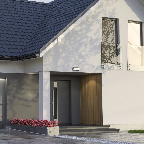 RABALUX 77185 Cubbington vonkajšie nástenné svietidlo LED 18W/1460lm 4000K IP54 čierna