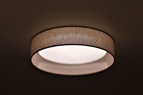 Duolla - LED Stropné svietidlo ROLLER LED/24W/230V pr. 45 cm béžová
