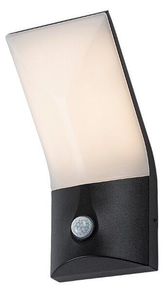 RABALUX 77172 Tolna vonkajšie nástenné svietidlo so senzorom LED 10W/770lm 3000K IP54 čierna