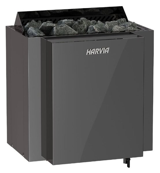 Harvia saunová pec elektrická Qubic combi BQ60S black