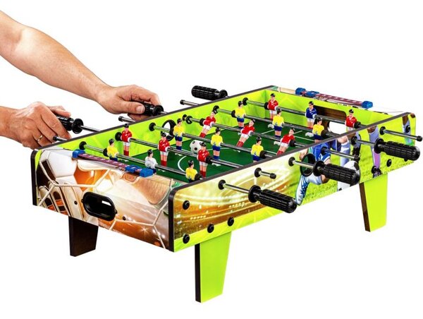 Mini stolný futbal s nožičkami, 70 x 37 x 25 cm, potlač