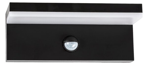 RABALUX 77115 Zaragoza vonkajšie nástenné svietidlo so senzorom LED 9W/800lm 2700+4000+6500K IP54 čierna