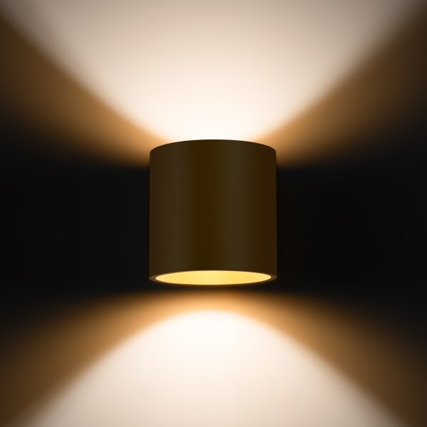 Sollux Sl.1181 - Nástenné bodové svietidlo ORBIS 1xG9/8W/230V zlatá
