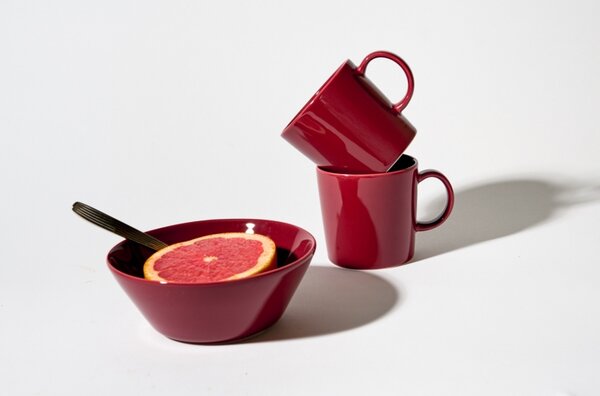 Iittala Hrnček Teema 0,3l, červený cherry